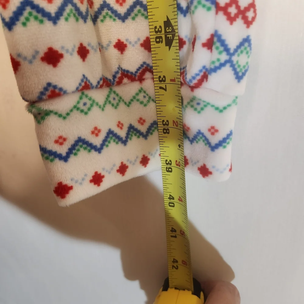 Cacique Pajama Set with Festive Print Large Christmas 15/16 - Picture 9 of 10